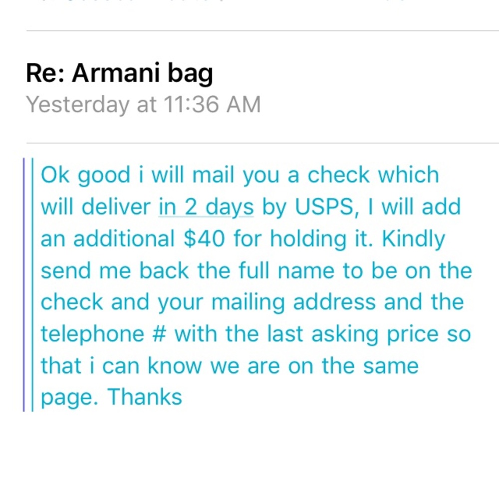 Scam..! Do NOT REPLY TO EMAIL MESAGES...!